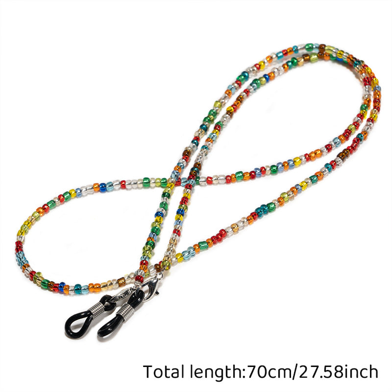 Lanyard Chain Healing Crystal Beaded Sunglasses Chains