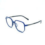 Standarded Blue 3D Printed Glasses