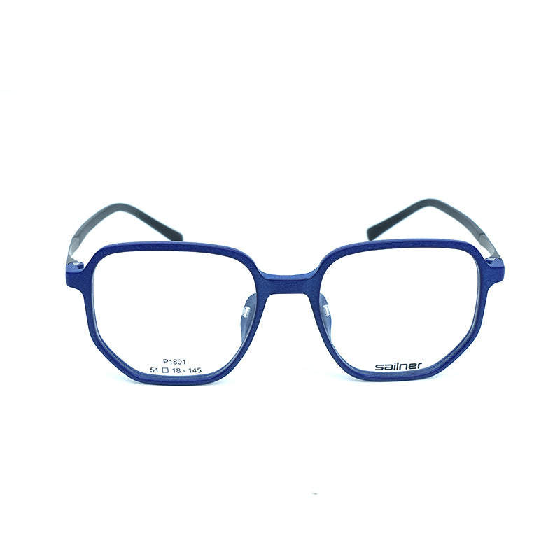 Standarded Blue 3D Printed Glasses