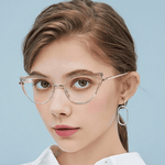 Metal Cat-eye Glasses