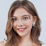 Metal Frame Blue Light Blocking Glasses