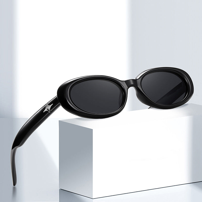 Black Cat-Eye Sunglasses