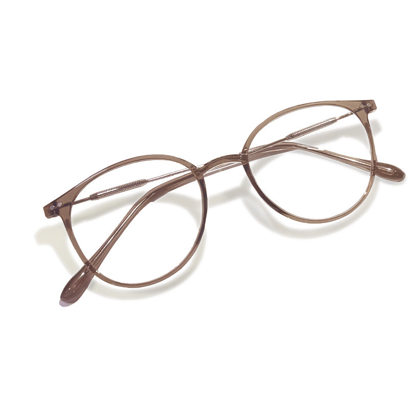 Brown Round Reading Glasses