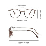 Brown Round Reading Glasses