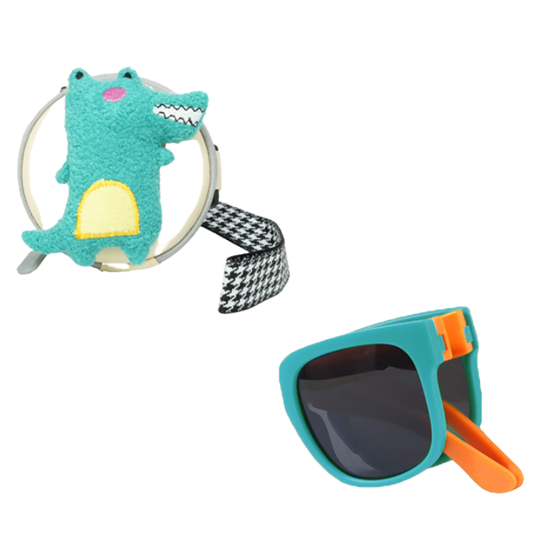 Foldable Kids Sunglasses with Hanging Bag