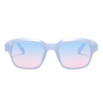 Gradient Blue Pink Square Sunglasses