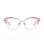 Metal Butterfly Square Eyeglasses