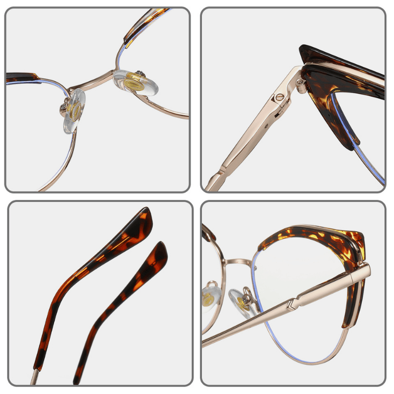 Metal Cat-eye Glasses