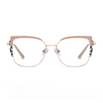 Metal Square Blue Light Blocking Eyeglasses