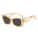 Orange Square Sunglasses