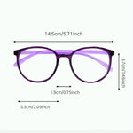 Purple Square Reading Glasses