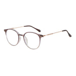 Round Tea Brown Blue Light Blocking Glasses