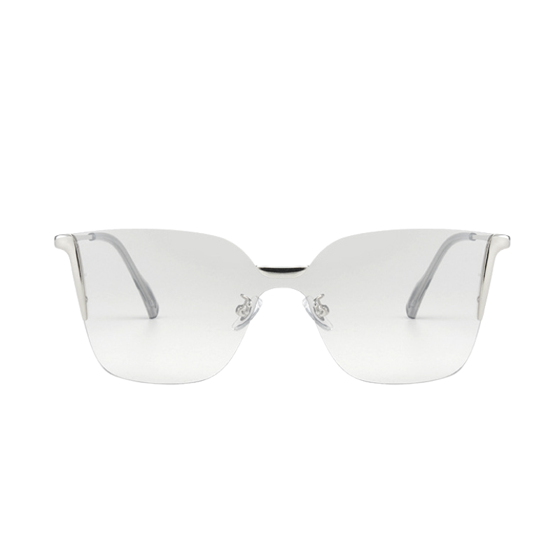 Silver Square One-piece Sunglasses