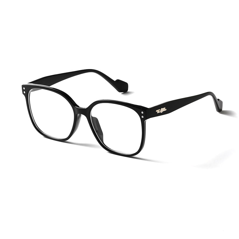 Square Black Blue Light Blocking Glasses