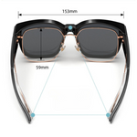 Square Foldable Clip-On Sunglasses