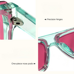 Square Rose Pink Sunglasses