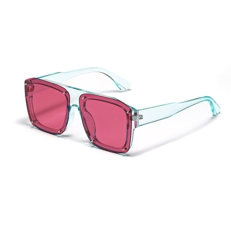 Square Rose Pink Sunglasses