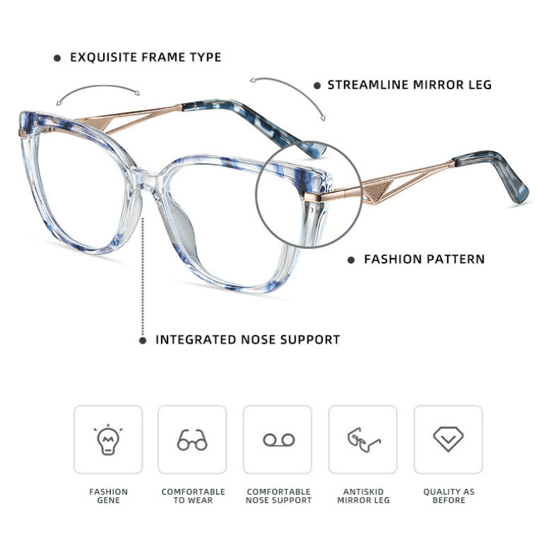 Tortoiseshell Square Eyeglasses